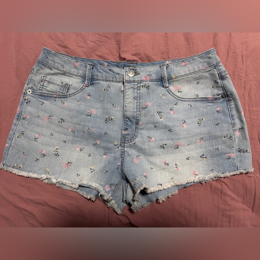 Wild Fable Floral Denim Women's Jean Shorts